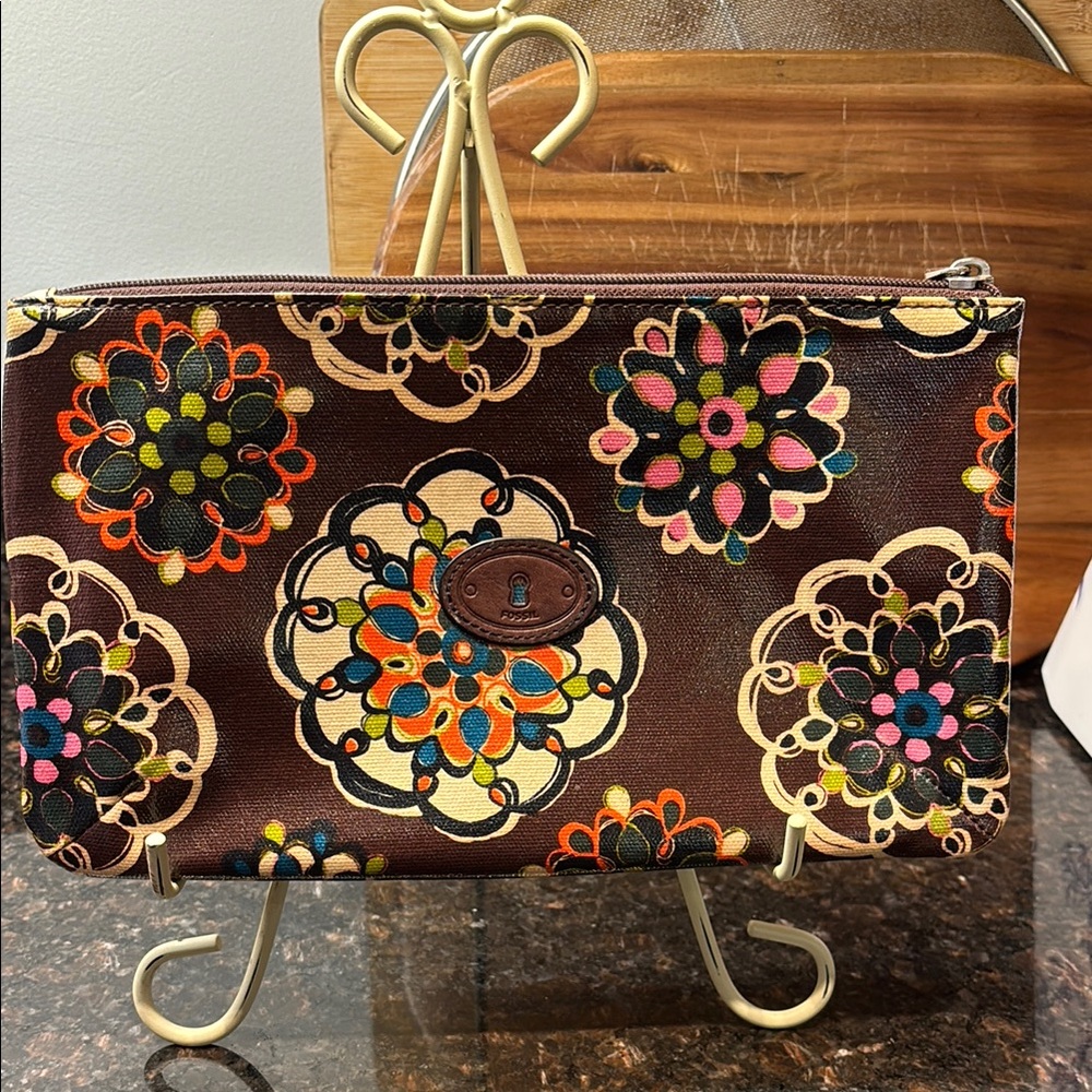Fossil Key-Per Cosmetic Bag Clutch